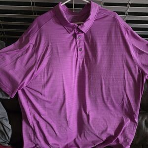 Reebok Men's Vibrant Purple Polo Shirt